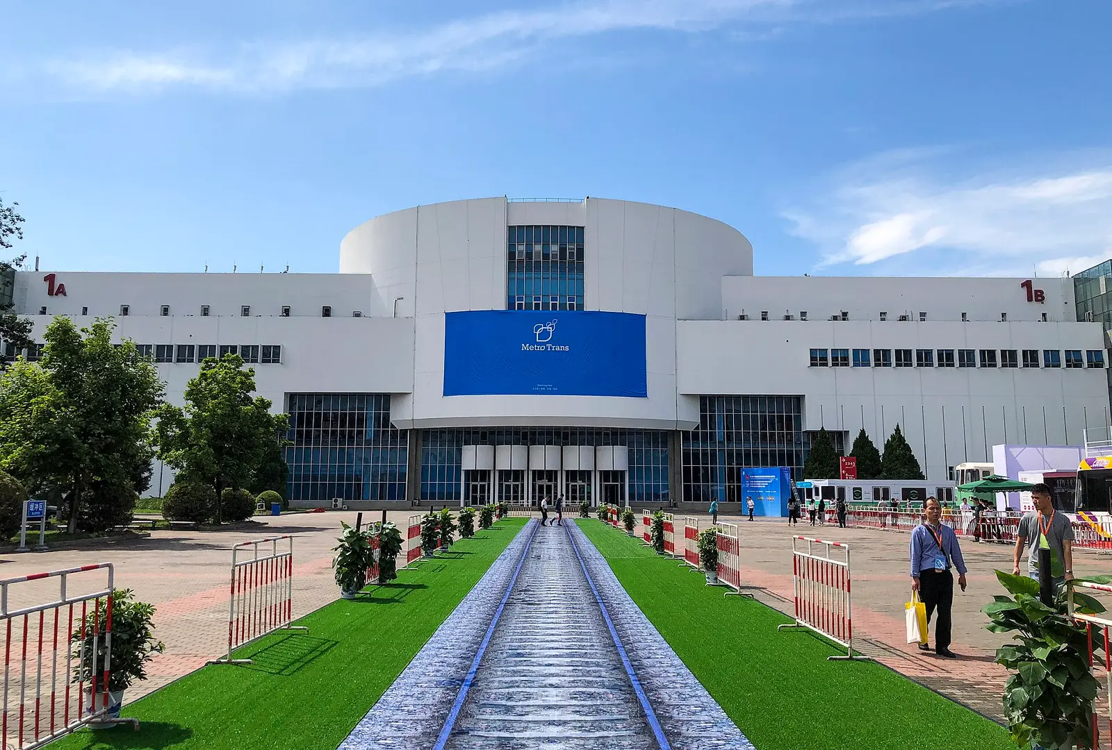 Entrance hall of the China International Exhibition Center, Chaoyang